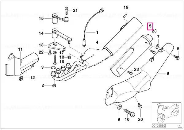 Ornament sistem evacuare - BMW Motorrad Cumpără acum