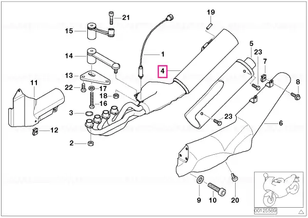 Cumpărături sigure Exhaust system with catalytic converter - BMW Motorrad