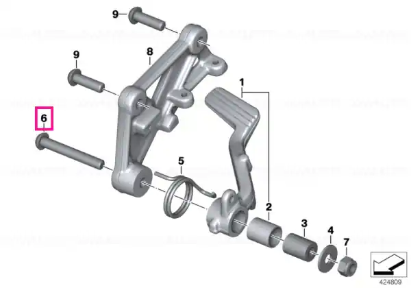 Șurub cilindric M8X65 ZNS3 - BMW Motorrad Retur gratuit