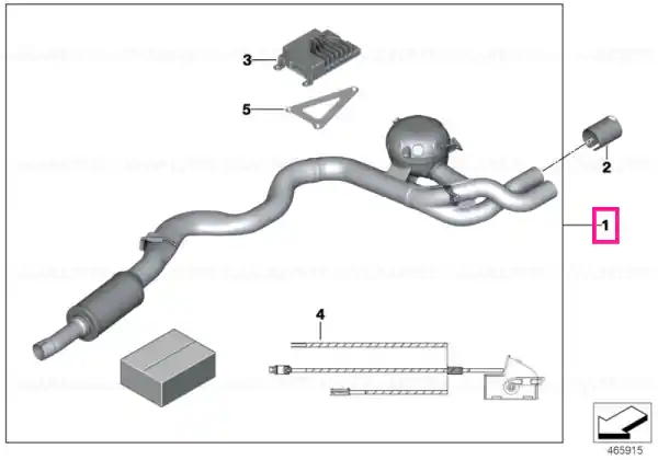 Bestseller Exhaust system diesel fuel M PERFORMANCE - BMW