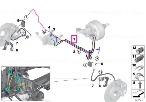 Conduct master cilindru frana M12/M12 - BMW Cumpără online