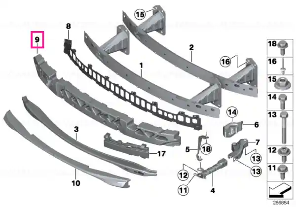 Ofertă specială Impact absorber, top FGS - BMW