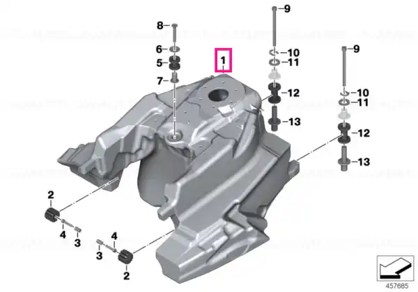 Fuel tank - BMW Motorrad Preț redus