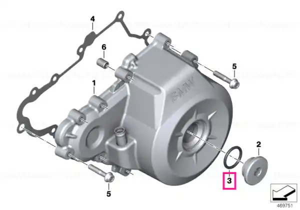 O-ring 22,7X3,1 - BMW Motorrad Nu rata
