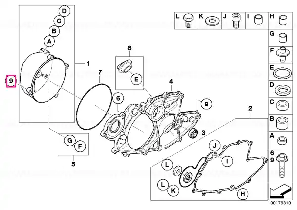 Surub hexagonal M6X25-SW-8.8 - BMW Motorrad Super ofertă