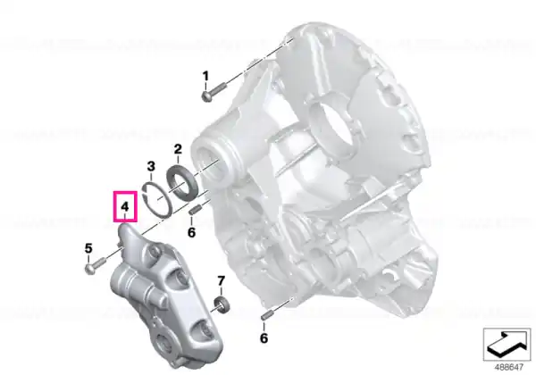 Capac arbore viteze argintiu - BMW Motorrad Super ofertă