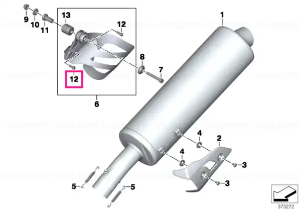 Surub ISA M6X16-A2-70 - BMW Motorrad Chilipir
