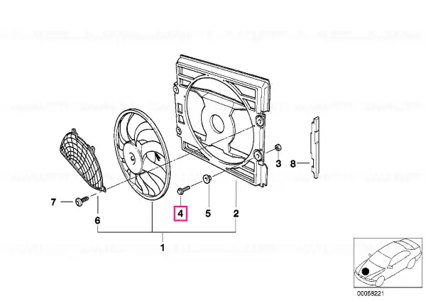 Șurub hexagonal cu șaibă M8X25 - BMW - Mini Disponibil imediat