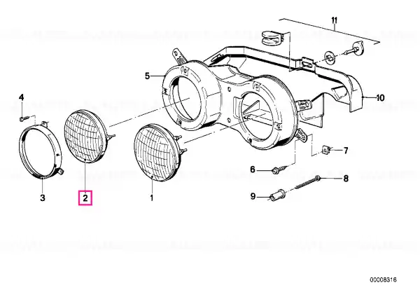 Insertie far lung (far sigilat) - BMW Livrare gratuită
