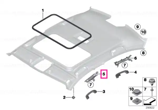 Suport mâner agățare față stânga - BMW Super ofertă