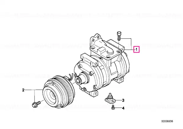 RP air conditioning compressor R134A - BMW Lichidare de stoc