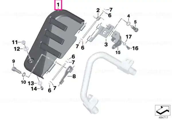 Running board left front - BMW Motorrad Mai ieftin
