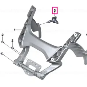 Adjustment knob for windshield - BMW Motorrad Ofertă exclusivă