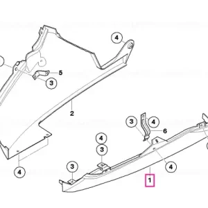 Vezi acum Engine spoiler, primed, left - BMW Motorrad