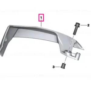 Wind deflector, left - BMW Motorrad Transport gratuit