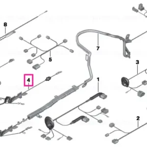 Wiring harness, Electr. Active Steering 12V - BMW Ofertă exclusivă