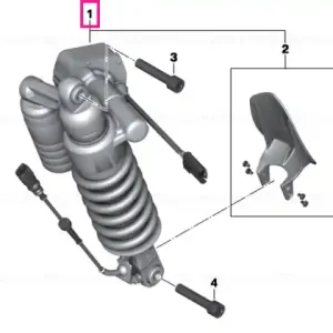 Arc suspensie ESA spate - BMW Motorrad Premium