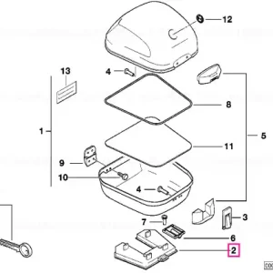 Adapter plate - BMW Motorrad Lichidare de stoc