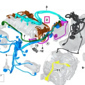 Wiringharness motor sensorsystem module 2 - BMW Calitate înaltă