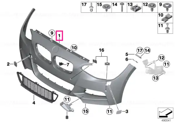 Acoperitoare bara, aprimorat, fata M - BMW Premium