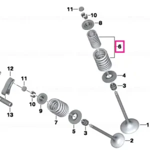 Bestseller Set, valve springs, intake valve - BMW Motorrad
