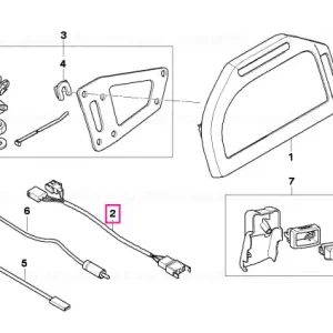 Wiring harness, instrument cluster - BMW Motorrad Cel mai bun preț