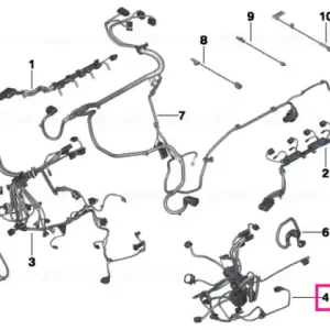 Wrng.harness,motor,sensorsystem,module 2 5- 8 - BMW Ieftin