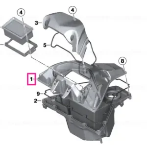 Air cleaner housing top - BMW Motorrad Preț mic