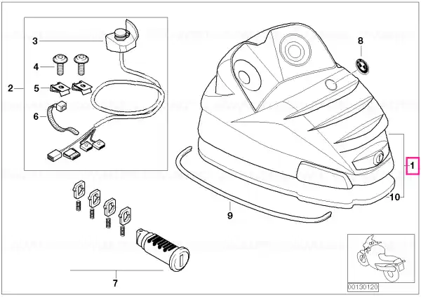 Audio system for stowage compartment NENNBEL. 2X20W - BMW Motorrad Discount
