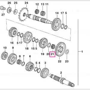 Bestseller Needle cage 21X25X10 - BMW Motorrad