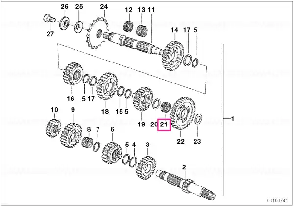 Bestseller Needle cage 21X25X10 - BMW Motorrad