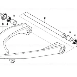 Black trailing arm - BMW Motorrad Preferatul clienților