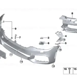 Acoperitoare bara, aprimorat, fata -M5- - BMW Discount