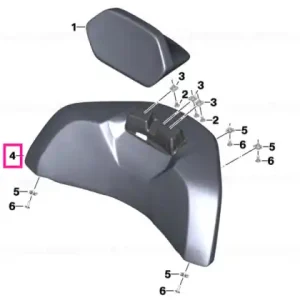 Backrest for Top Case - BMW Motorrad Nu rata