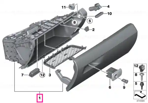 Glove box SATTELBRAUN - BMW Cumpără online