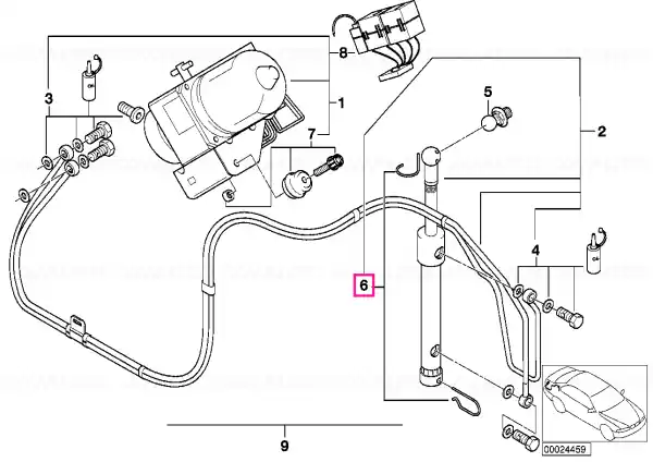 Plată securizată Safety clip set - BMW