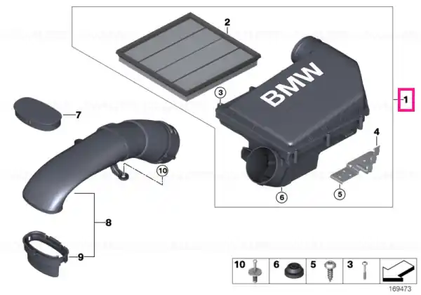 Intake silencer - BMW Ofertă limitată