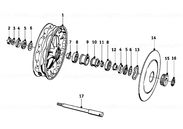 Lichidare de stoc Tapered roller bearing 302 04 A - BMW Motorrad