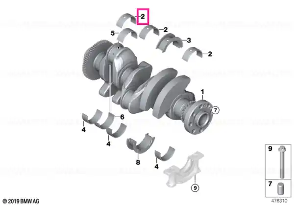 Cuzinet lagăr albastru 56,00MM(0) - BMW Ieftin