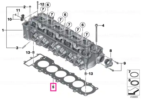 Discount Garnitura chiulasă - BMW Motorrad
