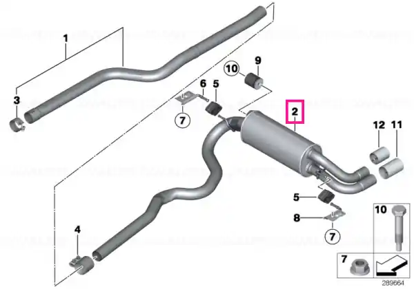 Cumpără acum Rear silencer - BMW