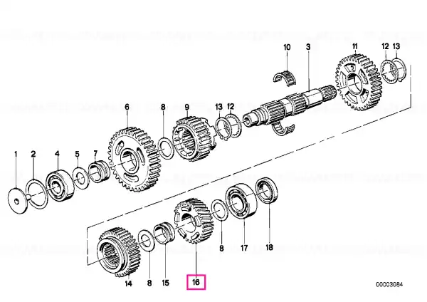 Gear wheel 5th gear Z=29 - BMW Motorrad Cumpără online