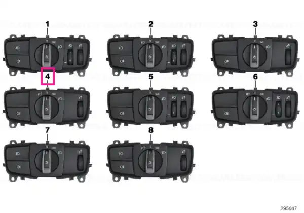 Preferatul clienților Control element light - BMW
