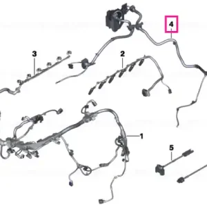 wiring harness, engine trans. module - BMW Retur ușor