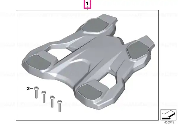 Preț promoțional Set luggage rack shock-insulated - BMW Motorrad