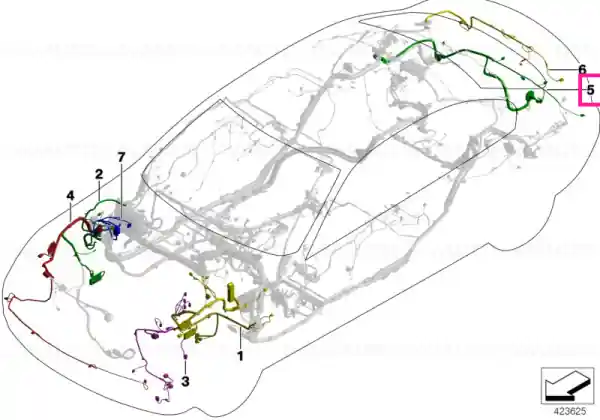 Wiring trunk lid - BMW Preferatul clienților